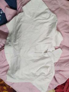 Classic White Turtleneck Top H&M