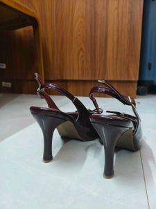 Elegant Black Slingback Heels