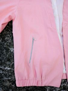 Baby Pink Bomber Jacket