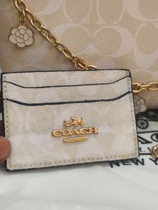 Coach City Mini With Charm+Card holder