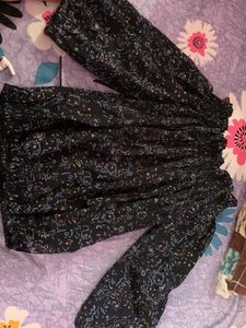 Navy blue Off Shoulder Top/ crop Top