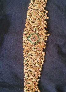 Combo of TWO Elegant Gold-Plated Kamarbandh Set
