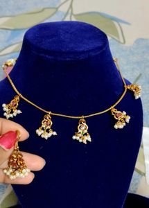 Pearl & Stone Necklace Set