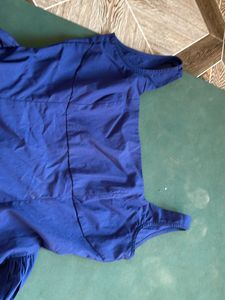 Chic Blue A-Line Mini Dress