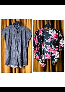 Combo Of 2 , Top n A Shrug Size 38 inch