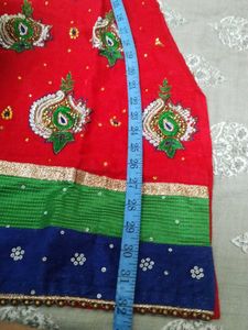 Red Embroidered Blouse