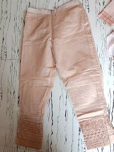 Light Pink Organza Kurti