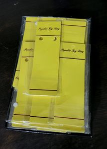 50 Used Keychain Cards With Plastic Bags