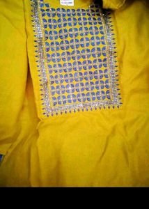 Elegant Yellow Kurta Set with Dupatta