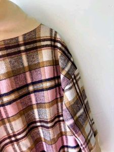 unisex Plaid Hoodie Sweatshirt