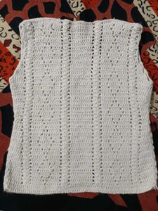 Handmade Crochet Vest - Stylish Layer