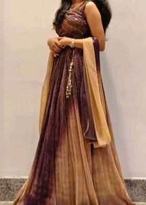 Elegant Lehenga Choli Set(Unstitched Blouse)