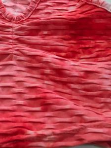 Hot Kiss Red Tank Top Size Small Tie