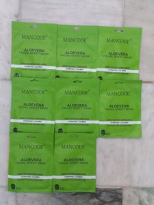 MANCODE Aloe Vera Sheet Masks 8