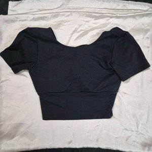 Backless Crop Top chatpate baddie going out