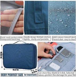 Multi pocket Document Storage Bag