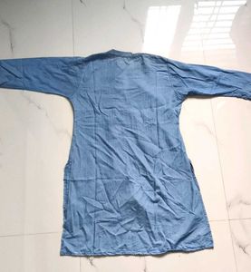 Blue Denim Style Kurta