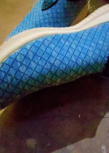 Blue Slip-On Shoes