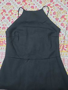 Sleek Black Mini Dress