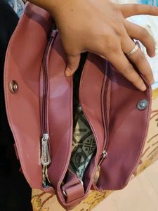 Maroon Tote Bag