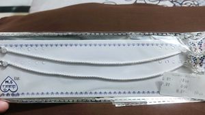 Silver Anklets Set - Beautiful Design