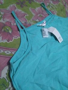 Teal Spaghetti Strap Top