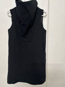 ZARA Sleek Black Sleeveless Tunic dress