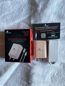 PINK color Kratos 25W Adapter with Cable
