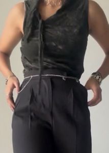 Imported Dark Green velvet top