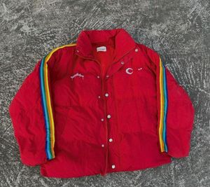 Y2K thermal Red Puffer Jacket