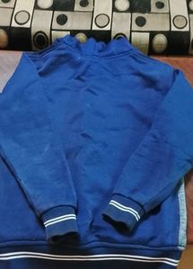 Men's Blue &amp; Grey Zip-Up Hoodie