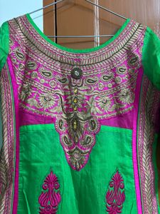Vibrant Embroidered Kurta