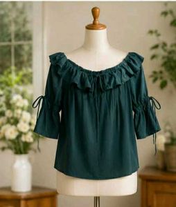 Chic Off-Shoulder Ruffled Top