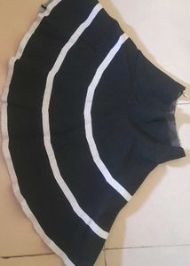 Striped Black & White Skirt
