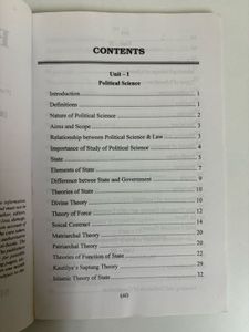 Political Science Book - Singhal’s Law Publication