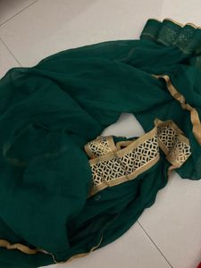 Beautiful Emerald Green dupatta