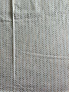 Beige white Soft Striped King size Bedsheet set