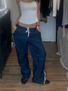 Navy Blue Casual Pants