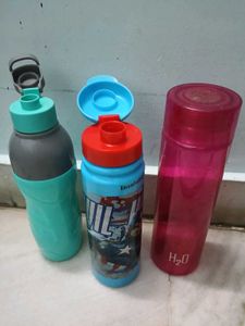 Set of 3 Reusable Water Bottles