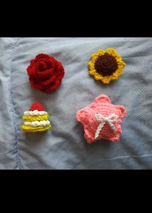 20 random crochet keychains
