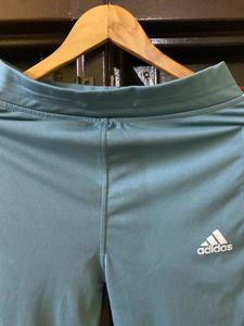 Adidas Teal 3-Stripe Track Pants