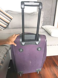 Purple Travel Bag with Wheels