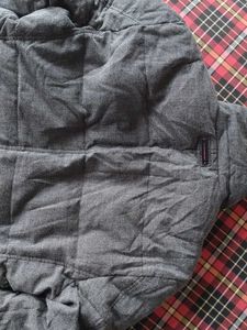 Men's Grey Padded Jacket