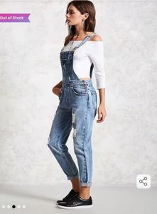 Forever 21 Denim Overalls