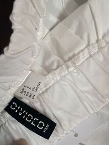 Classic White Cotton Shorts