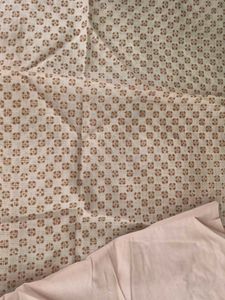 Stunning nude colour Saree