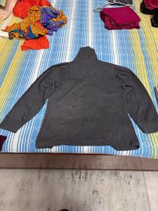 Stylish Gray Button-Up Jacket