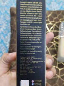 Teen.Teen Matte Mousse Foundation SPF 20