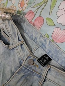 Korean Light Wash Denim Jeans