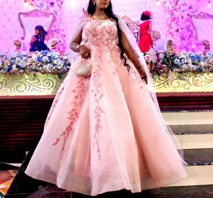 Pink barbie ball gown